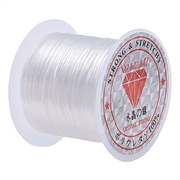 Smykketråd elastisk. Krystal klar. 0.3 mm. 80 meter